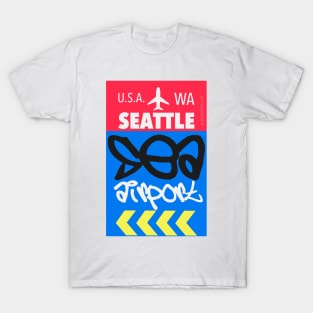 Seattle airport code T-Shirt